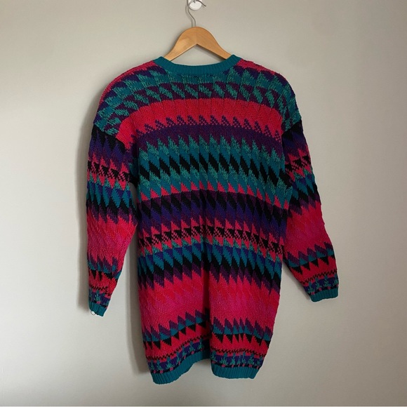 Vintage Cardigan Segrets Sun Prints Size M - Picture 6 of 6